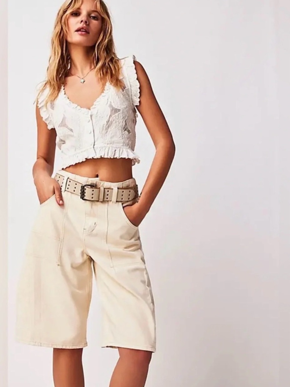 Free People Extreme Measures Barrel Short 🔥 Size 33